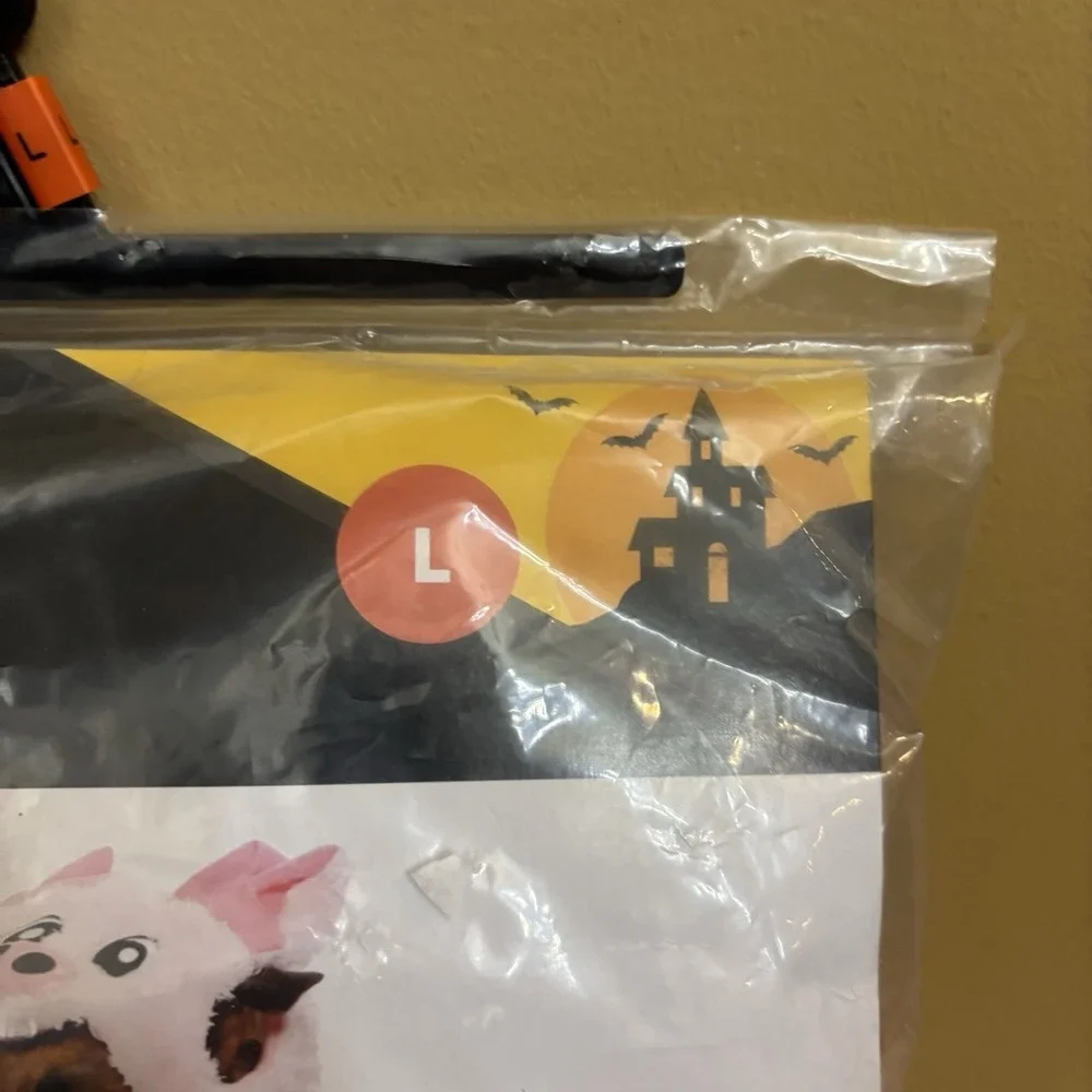 Halloween Pig Dog‎ Costume Labrador, Boxer, German Shepherd Size L NEW in Pkg